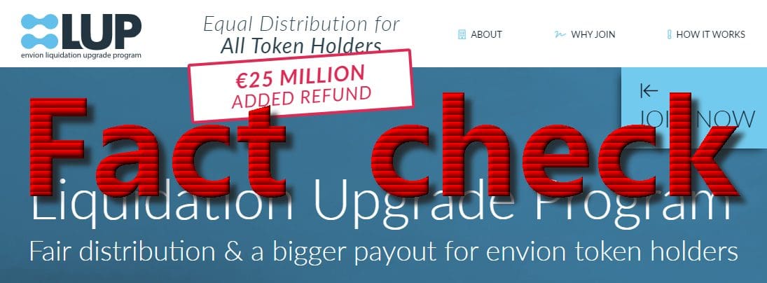 Envion fact check