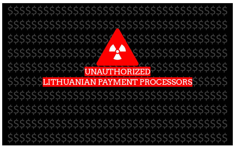 urgend warning against illegal lithuanian payment processors