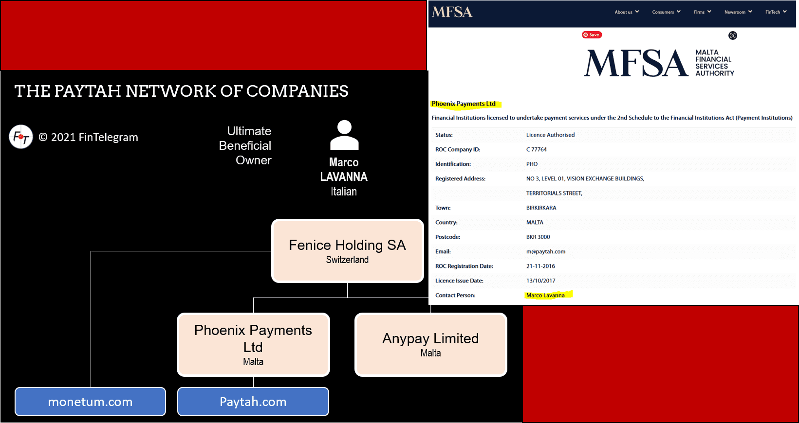 Paytah and Phoenix Payments