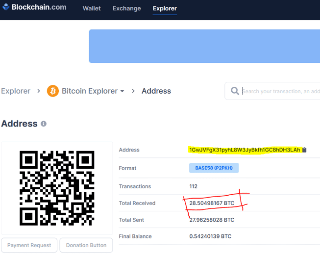 MTC-Markets scam and its BTC wallet on blockchain