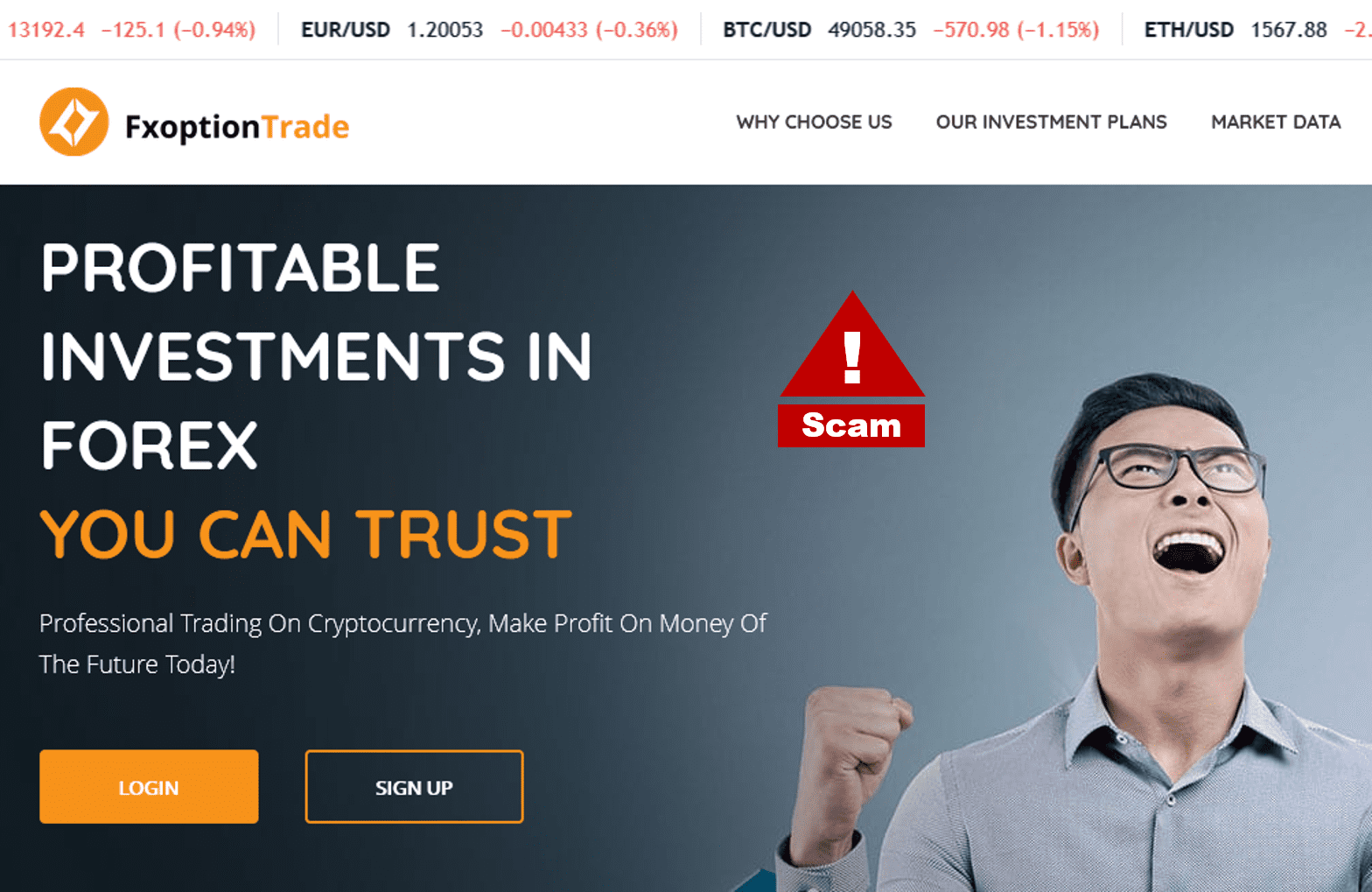 FXoptionTrade crypto scam