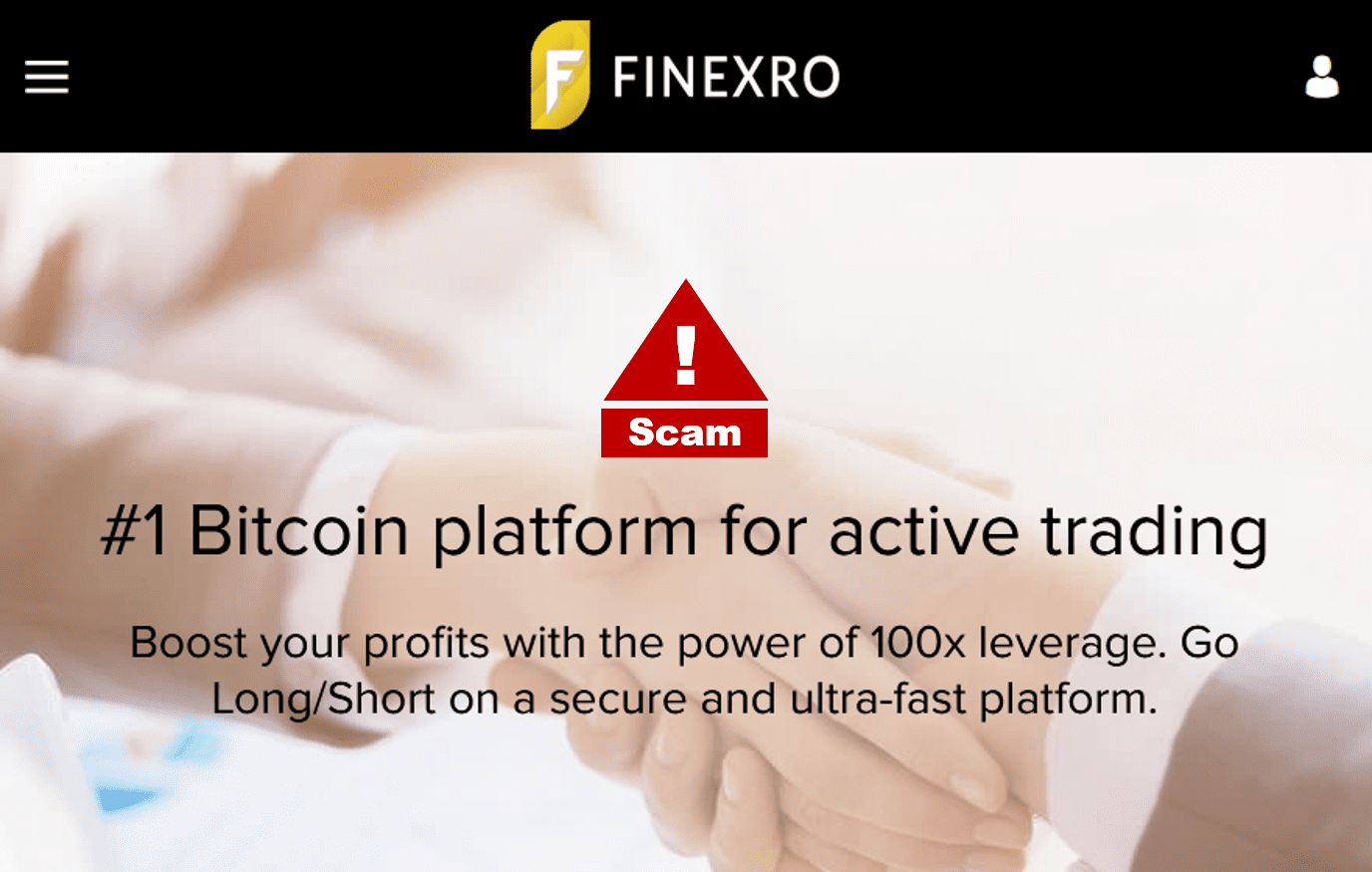 FCA warning against Finexro broker scam