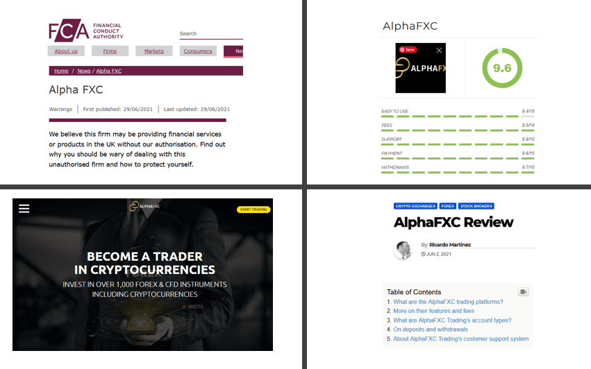 Investor warning AlphaFXC broker scam