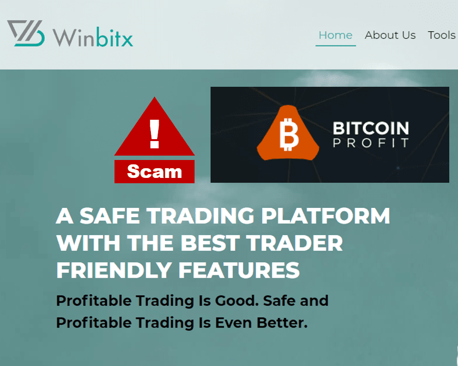 investor warning winbitx broker scam promoted by Bitcoin Profit campaign