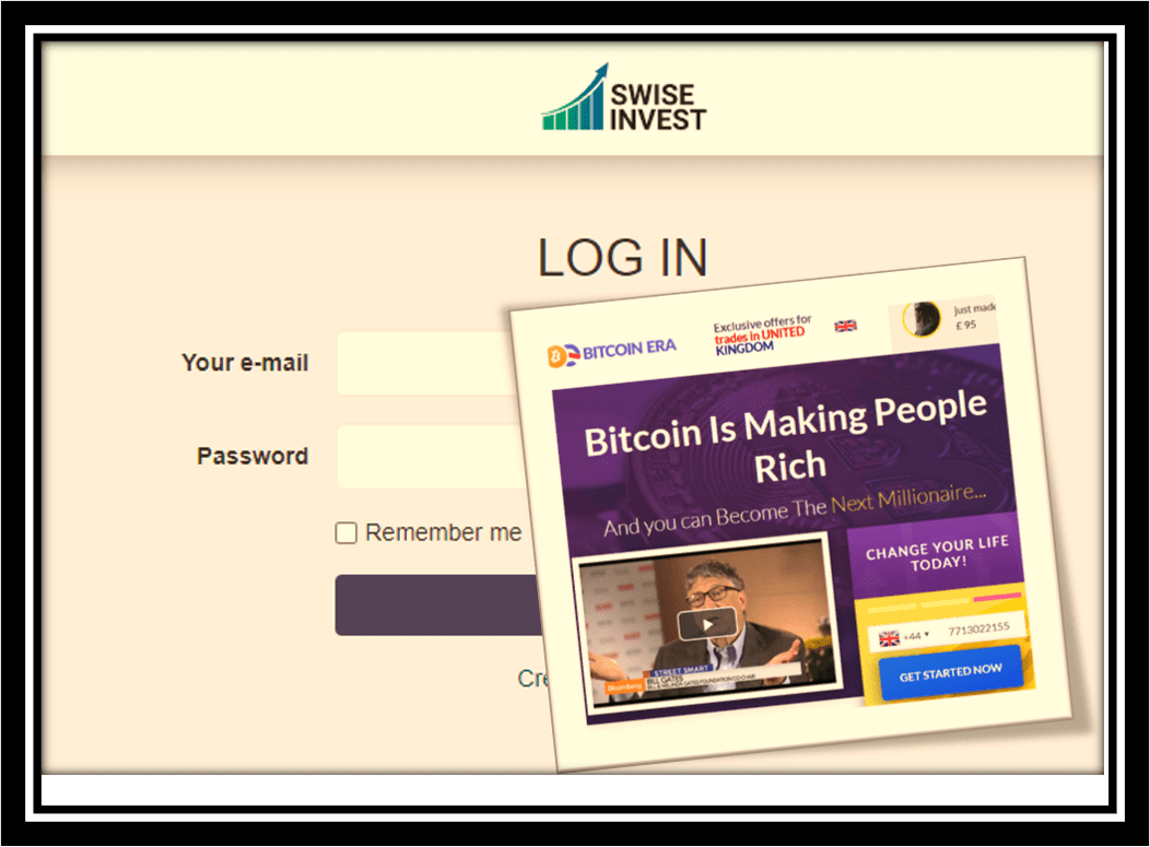 Investor warngin Swise Invest scam promoted by Bitcoin Era