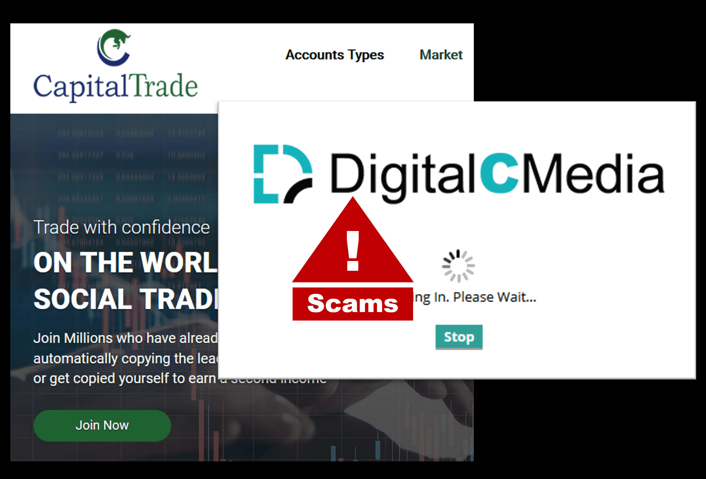 FCA warning against CapitalTrade and DigitalCMedia