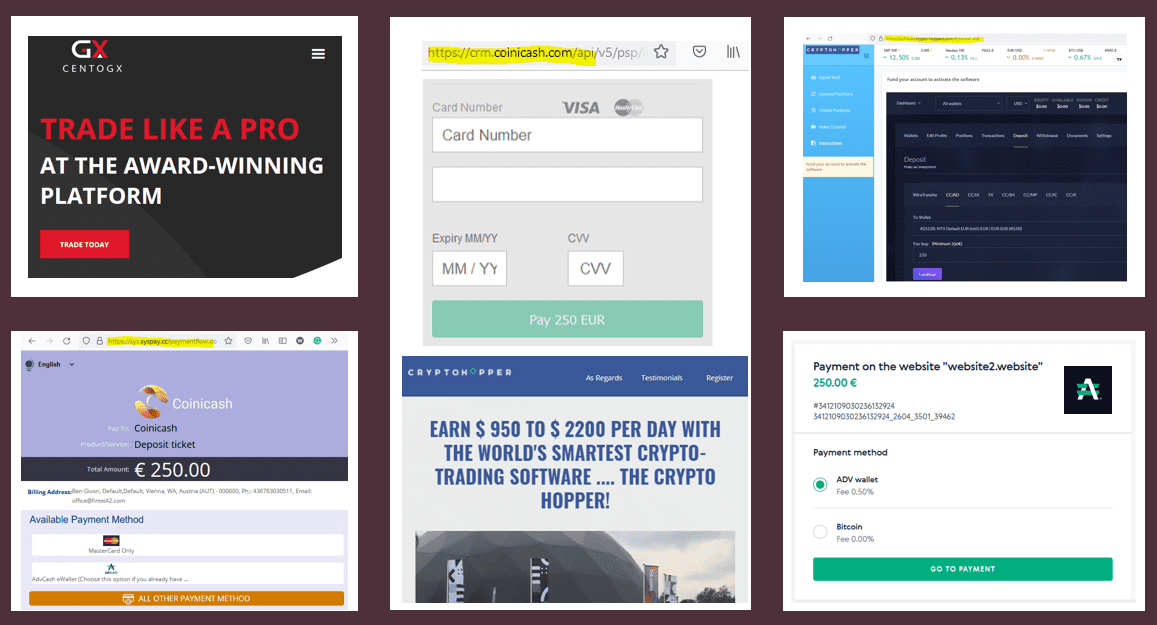 investor warning Cento GX broker scam promoted by Crypto Hoppers