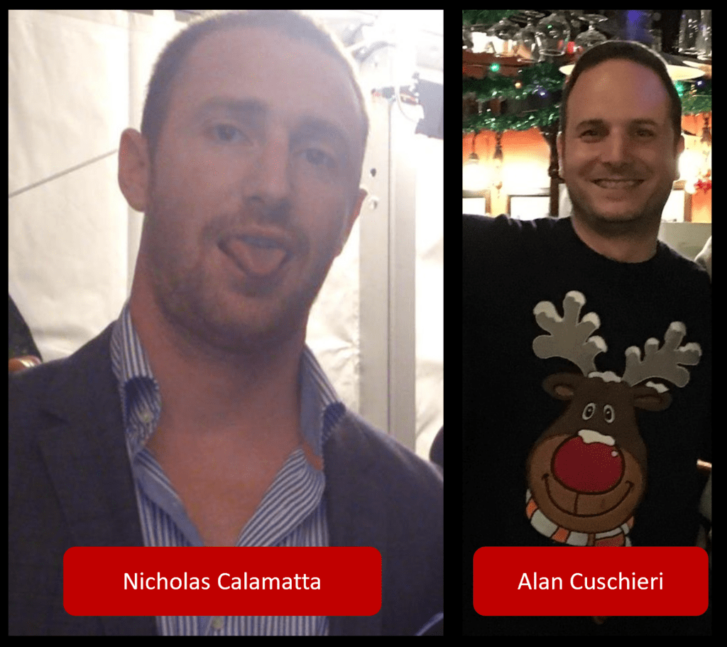 Calamatta Cuschieri founders Alan Cuschieri and Nicholas Calamatta