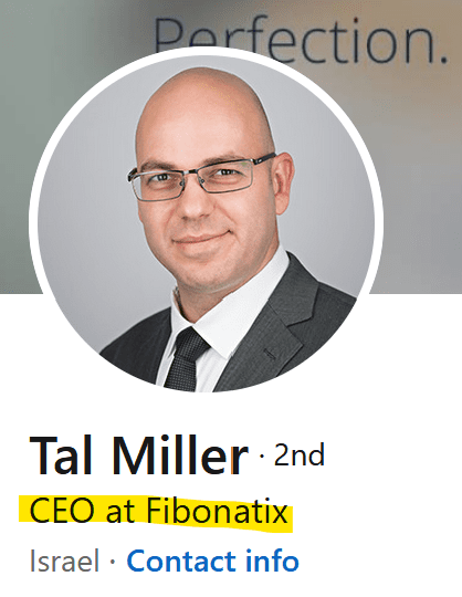 Tal Miller CEO at Fibonatix