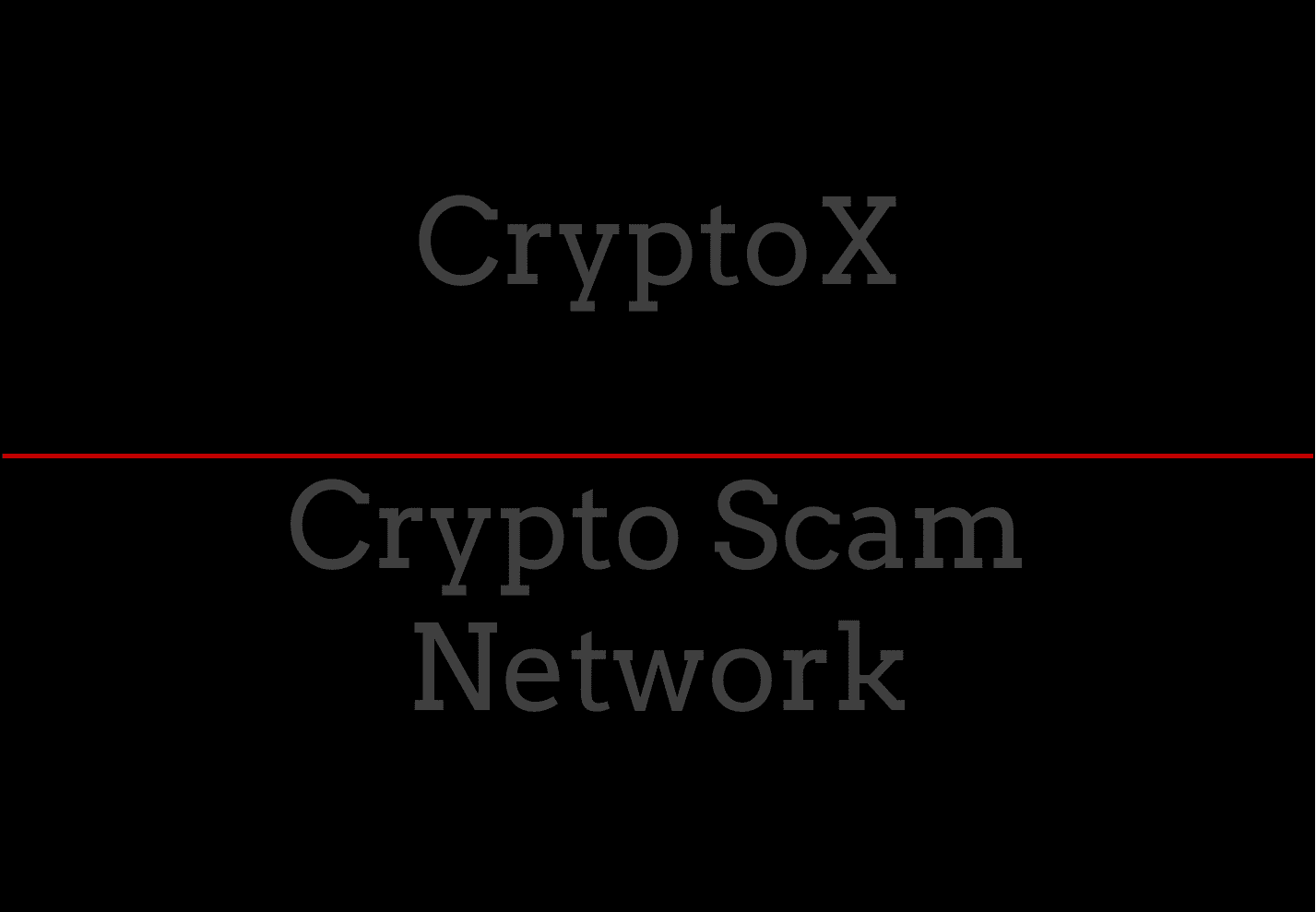 Warning against CryptoX crypto scams