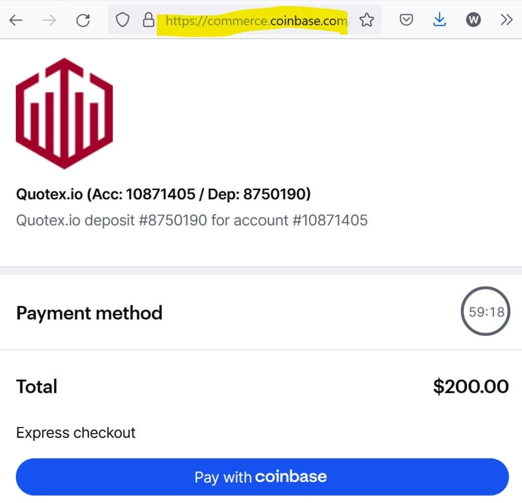 Coinbase facilitates the Russian broker scam Quotex