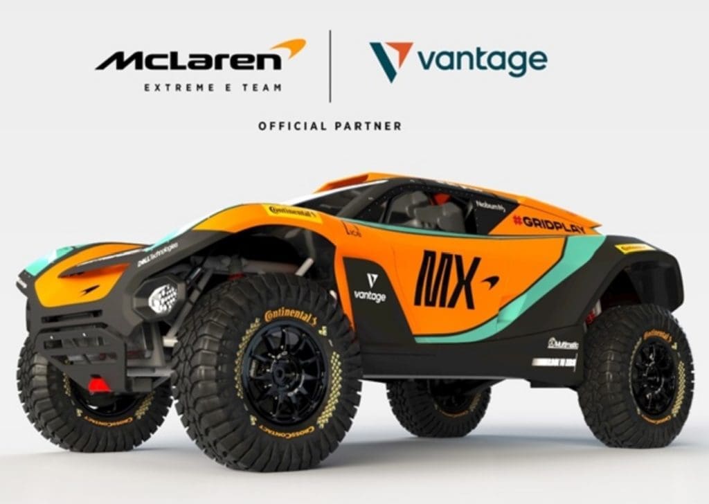 Vantage is an official partner of McLaren Extreme E team