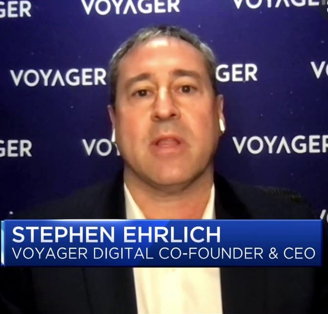 Voyager CEO Stephen Ehrlich and his bankruptcy declaration