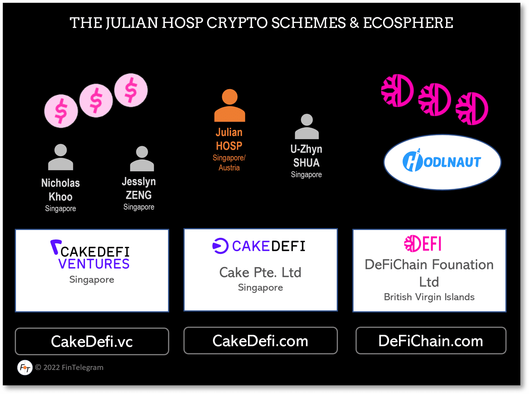 Invstor warning against Julian Hosp and his crypto schemes Cake DeFi and DeFiChain