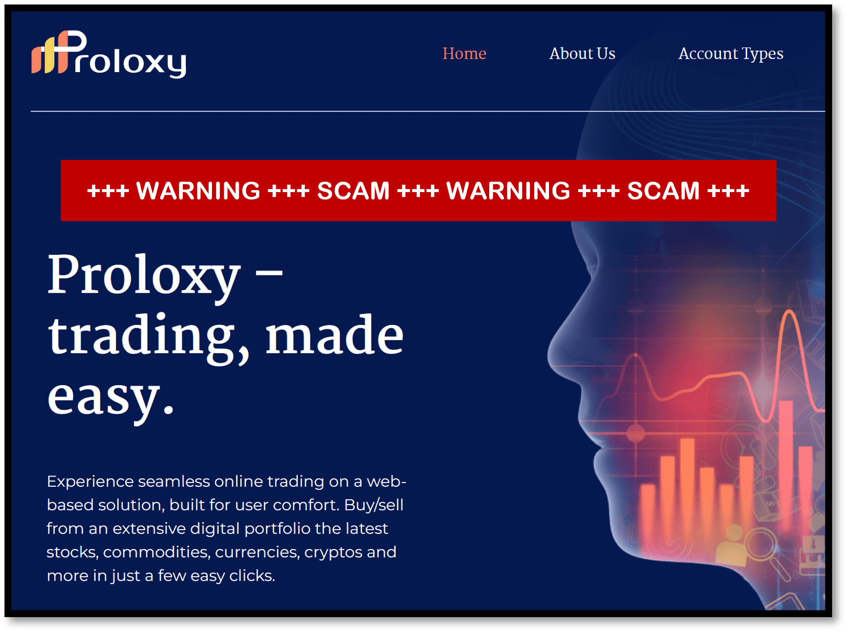 investor warning against Proloxy broker scam