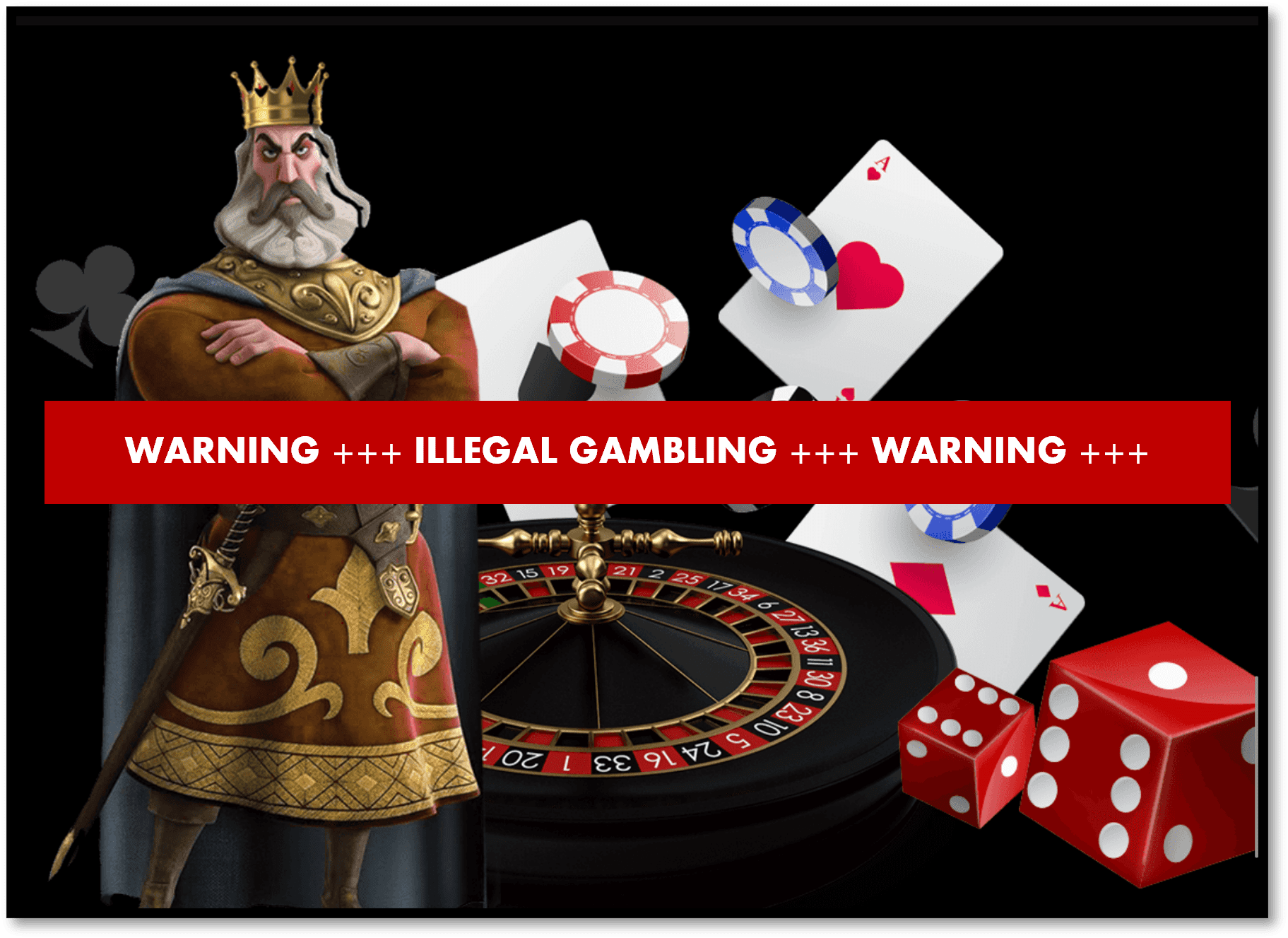 Warning against illegal gambling provider RichKing Casino