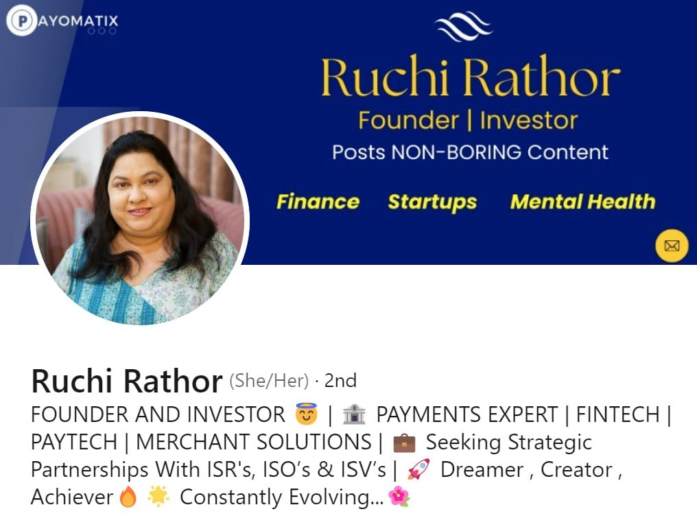 High-risk payment veteran and clan boss Ruchi Rathor