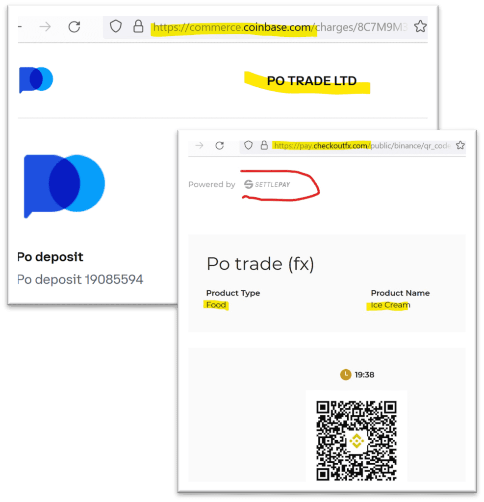 PocketOption with Binance and Coinbase