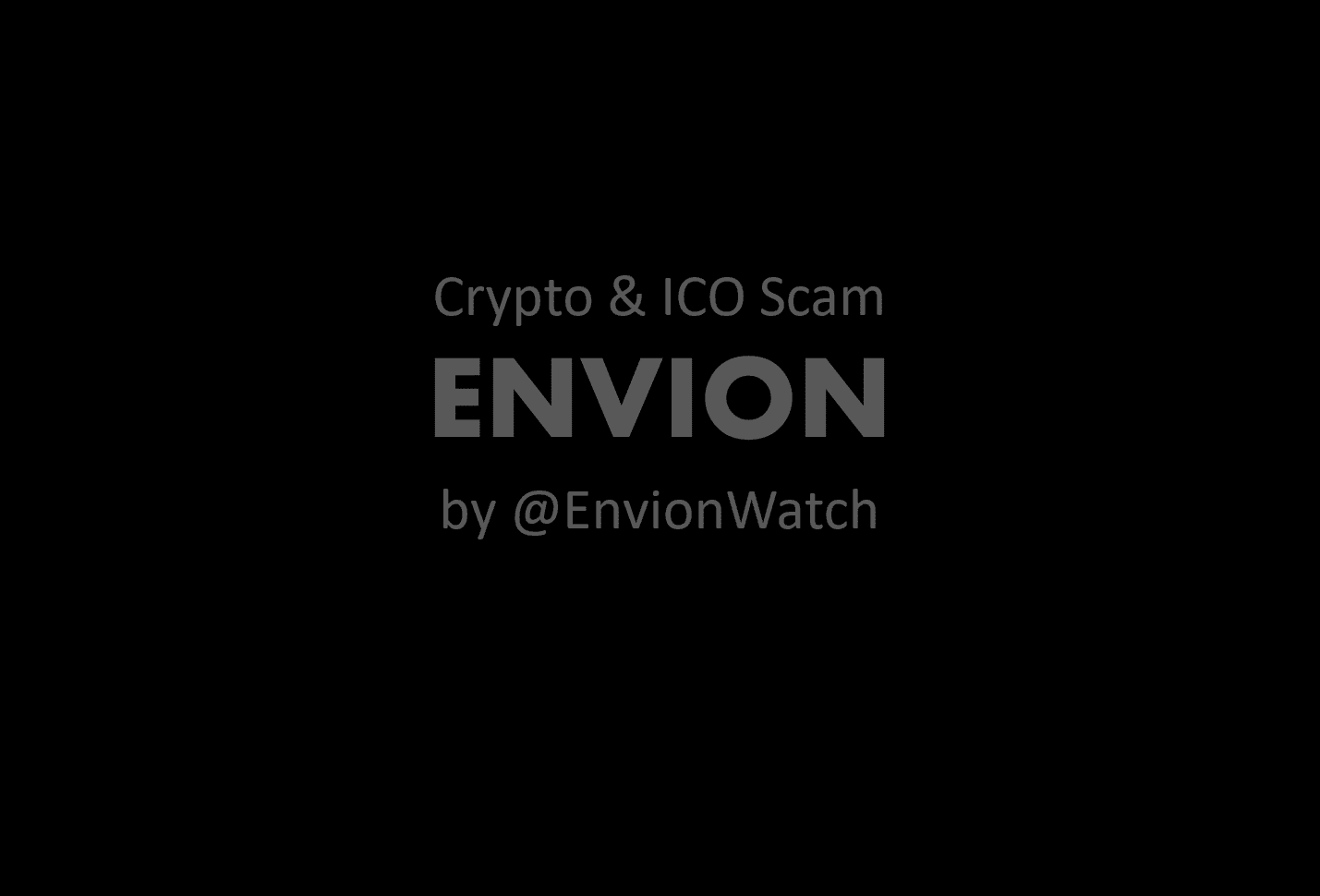 The German crypto and ICO scam Envion