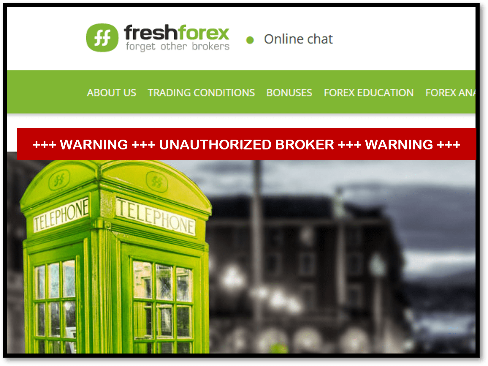 Offshore broker FreshForex explained on FinTelegram