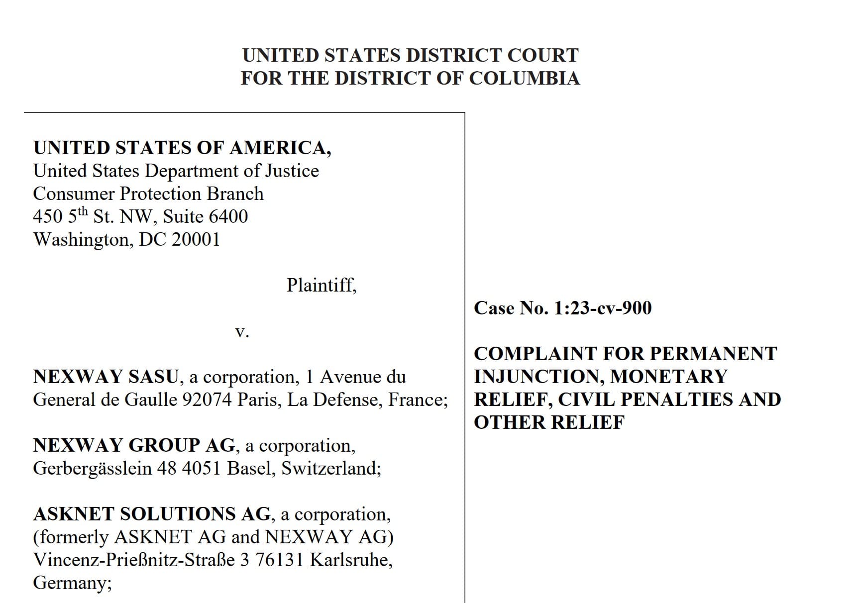 US FTC fines German credit card processor Nexway