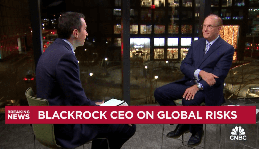 BlackRock CEO Larry Fink about Global Risks and tokenization