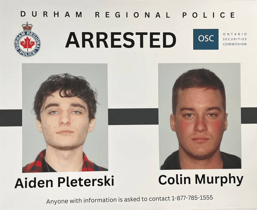 Aiden Pleterski and Colin Murphy charged with crypto-related investment fraud