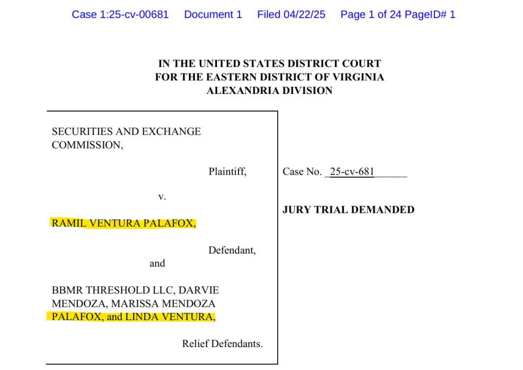 SEC charges against PGI Global founder Palafox