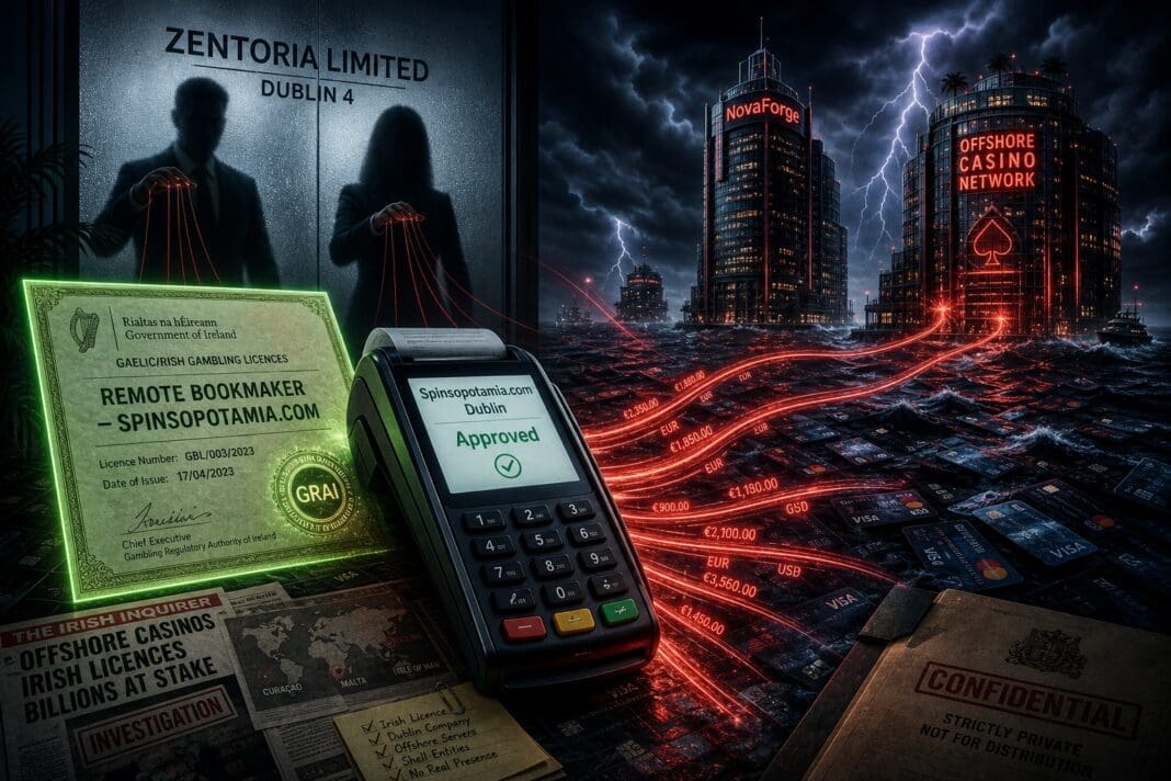 Zentoria exposed as illegal payment processor for offshore casinos
